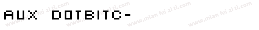 AuX DotBitC字体转换